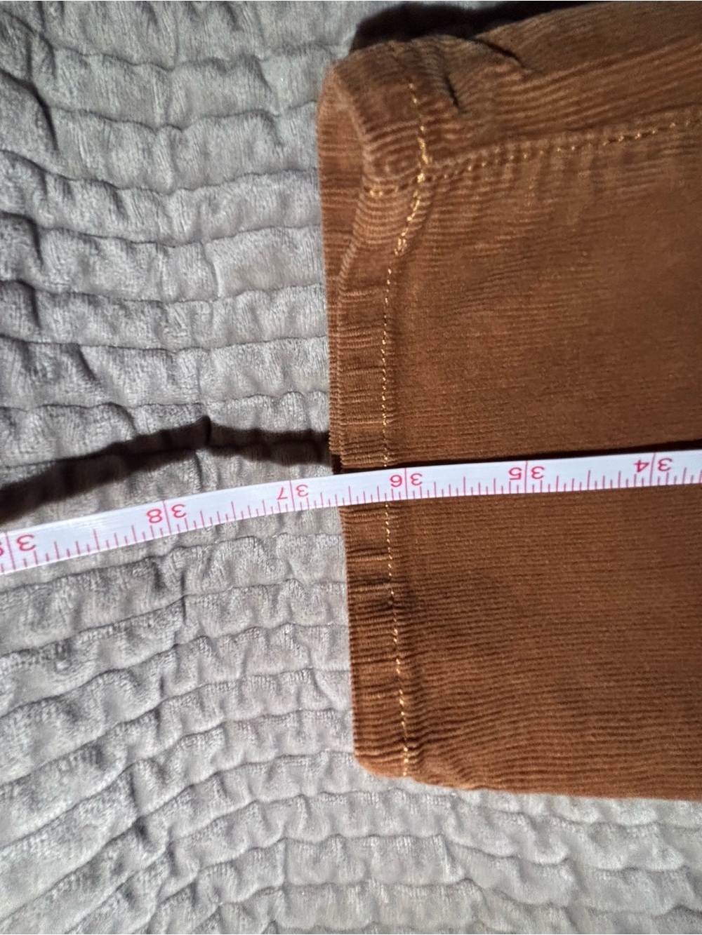 Lucky Brand Corduroy Pants in Caramel Brown - Picture 9 of 10